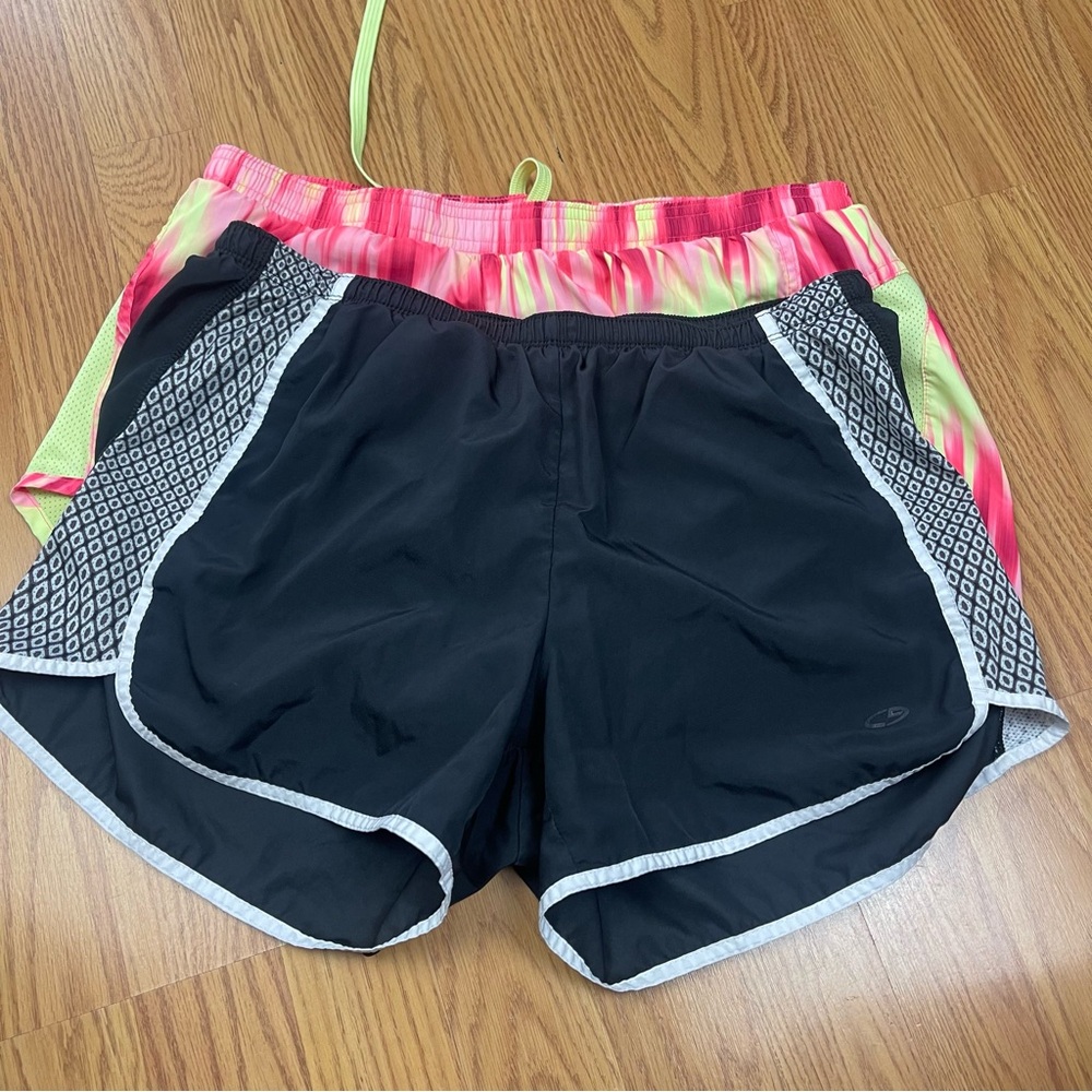 Champion Black and Pink Old Navy Women's Athletic Shorts